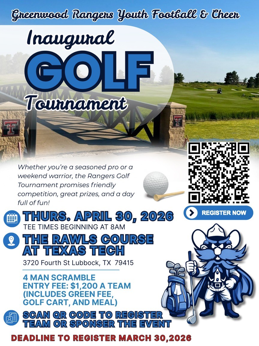 Greenwood Ranger Golf Tournament - The Rawls Golf Course at Texas Tech